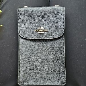 Coach Black Leather Crossbody Bag